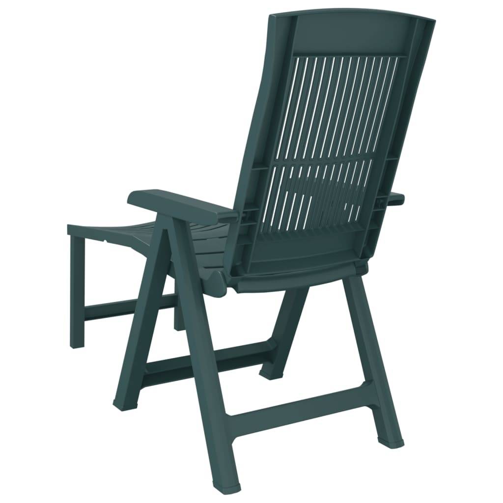 Bain de soleil - Transat - Chaise longue vert plastique - MEUBLE PRO - Image 5