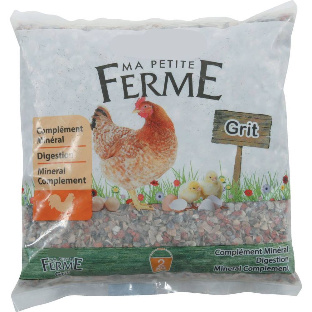 Zolux - Grit aide a la digestion sac de 2kg Complément minéral pour poules - Imagen 1