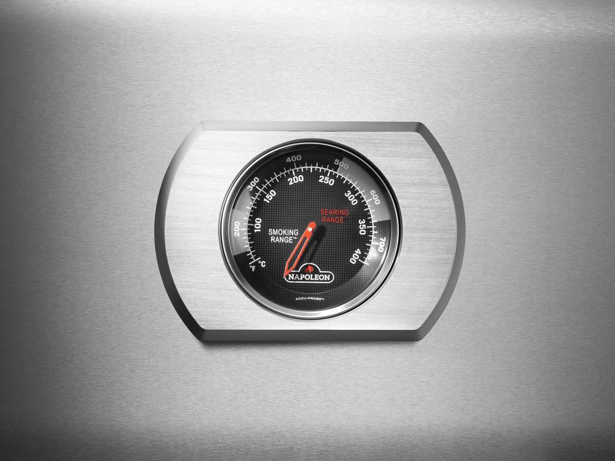 Napoleon - Barbecue à gaz Rogue PRO inox 3 brûleurs + 1 sizzle zone + Rôtissoire + Meuble rangement sous tablette - Napoléon - Image 7