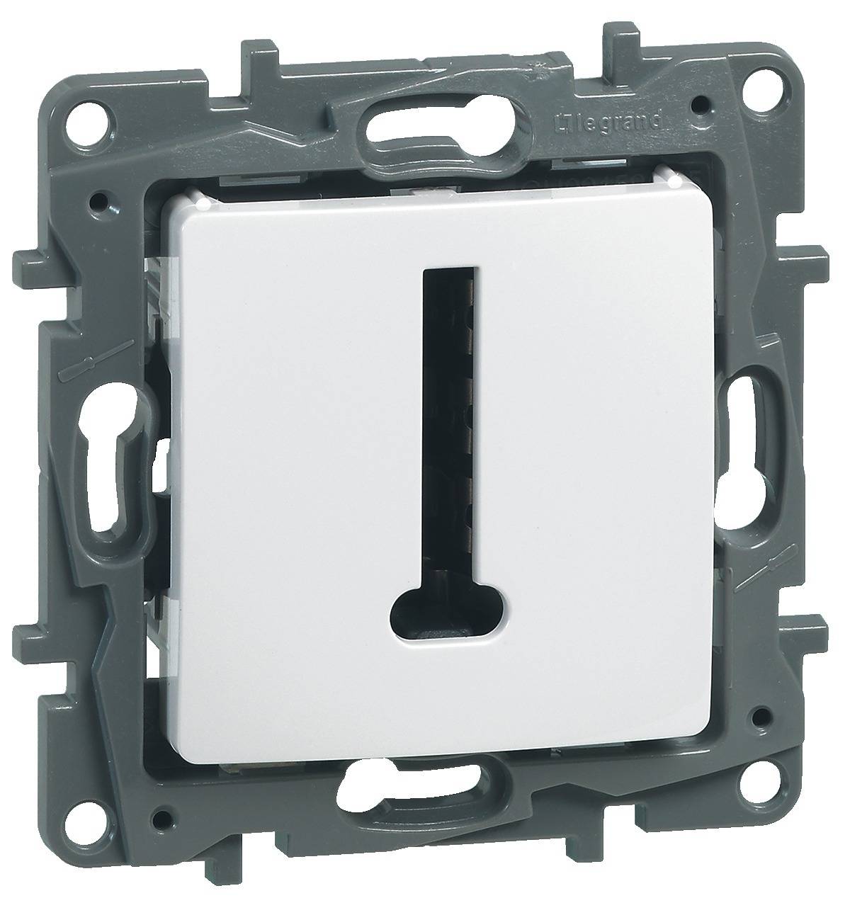Legrand - Prise téléphone en T NILOÉ blanc IP20 - LEGRAND - 664768