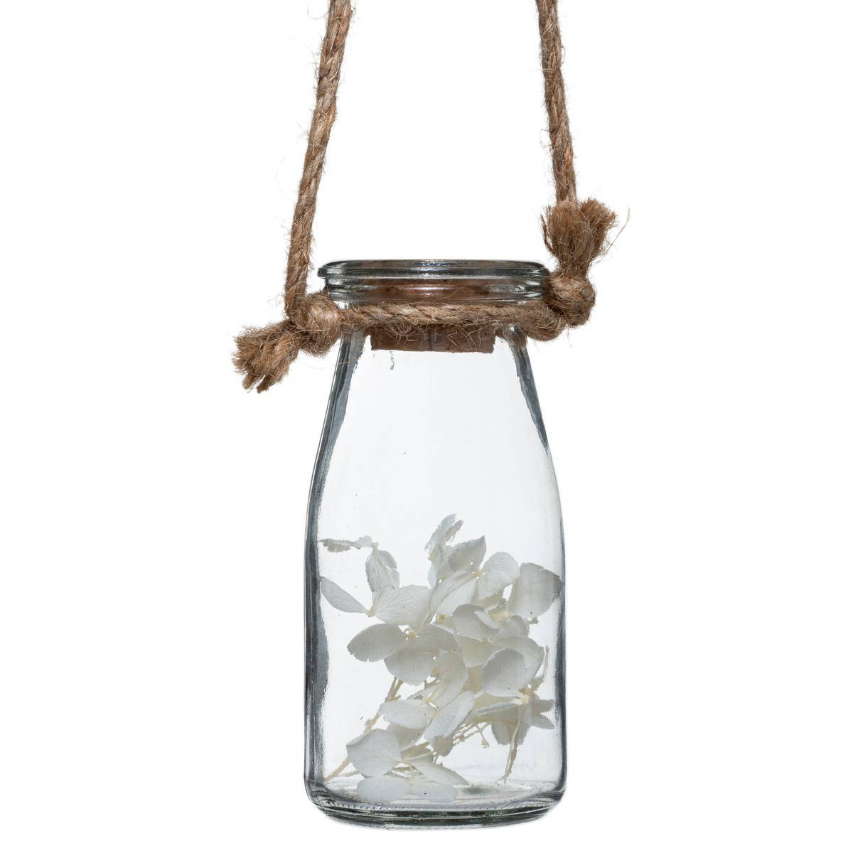 Atmosphera - Suspension de 4 fleurs sechées pot verre H45cm - Atmosphera Créateur d'intérieur - Imagen 4