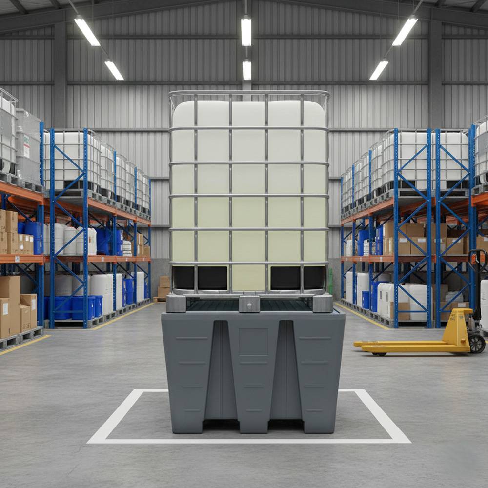Bac de rétention eco pour cuve ibc - plast'up rotomoulage - Imagen 4