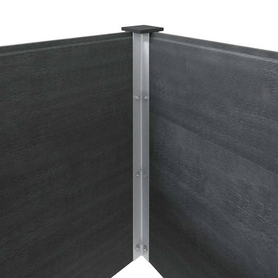 Lit surélevé de jardin WPC gris 200 x 50 x 54 cm - PANGIVO - Image 6