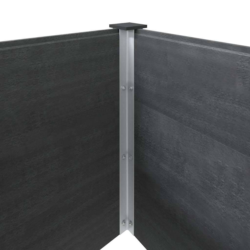 Lit surélevé de jardin WPC gris 200 x 50 x 54 cm - PANGIVO - Image 6