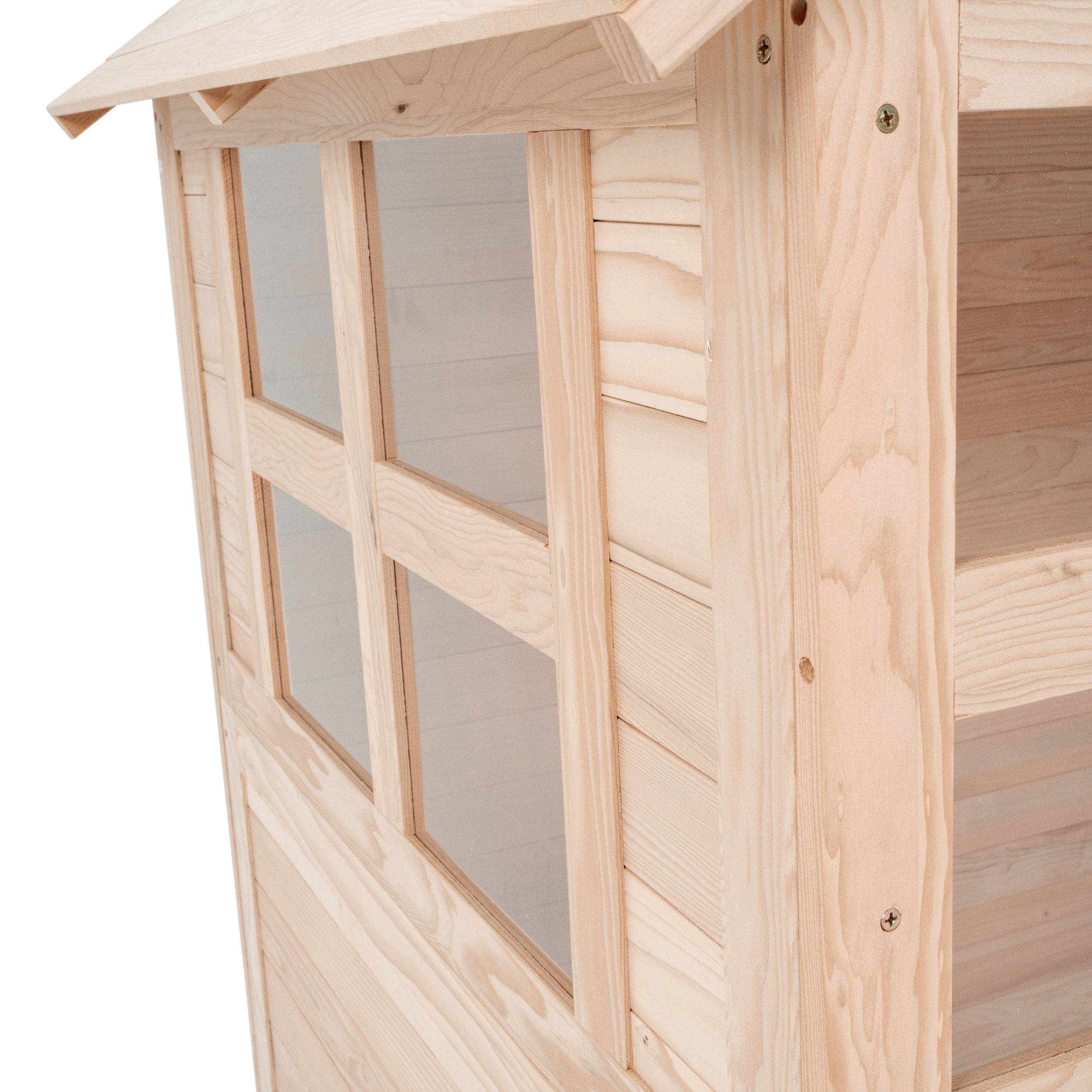 Maisonnette cabane enfant avec plancher BOUTON D'OR COTTAGE en bois FSC® - Image 6
