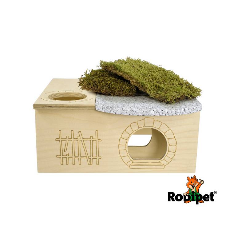 Maison ʄʋʀɬɨɴɡ Goldi pour rongeurs - 28 x 23 x 13 cm, Rodipet