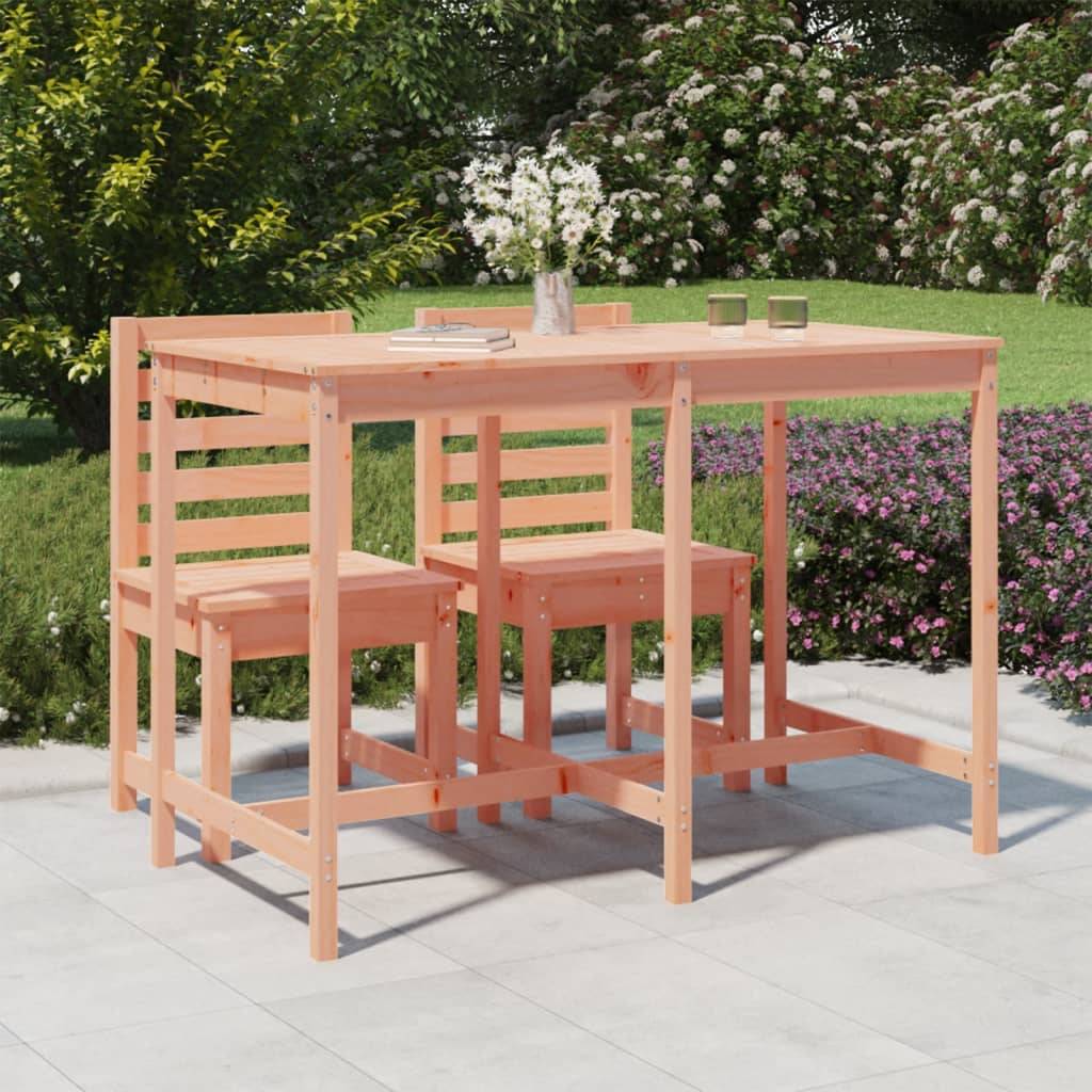 Table de jardin bois massif douglas 159,5 x 82,5 x 110 cm - PANGIVO - Image 1