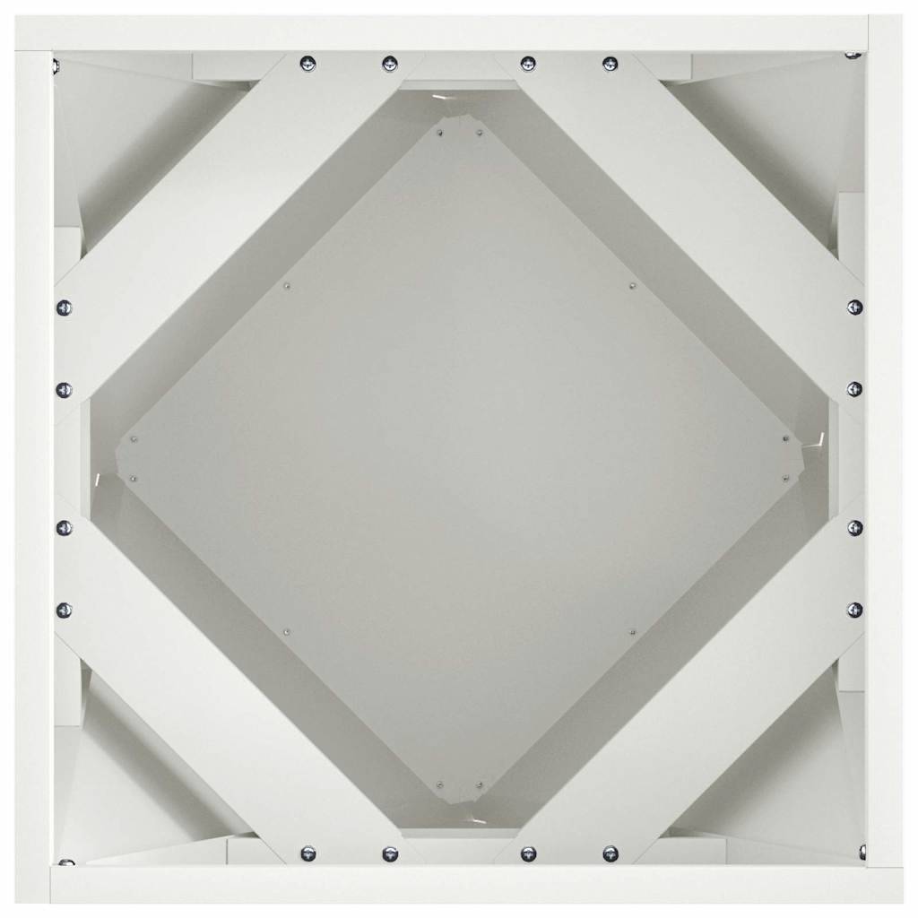Jardinière | Pot de fleurs | Cache-pot | Bac à fleurs Blanc 40 x 40 x 40 cm Acier - Image 6
