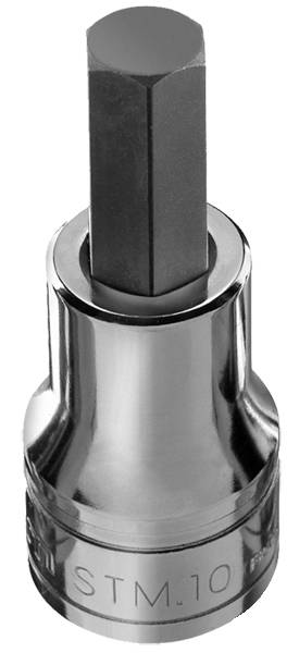 Douille tournevis 1/2'' pour vis 6 pans creux métriques 10mm longueur 60mm - FACOM - STM.10 - Image 1