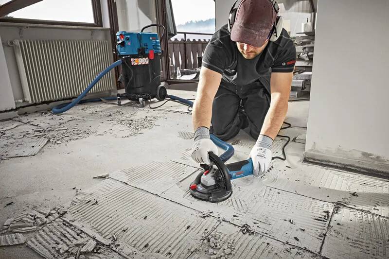 Bosch Professional - Ponceuse à béton BOSCH GBR 15 CAG - 1500W Ø125 mm - 0601776001 - Imagen 5