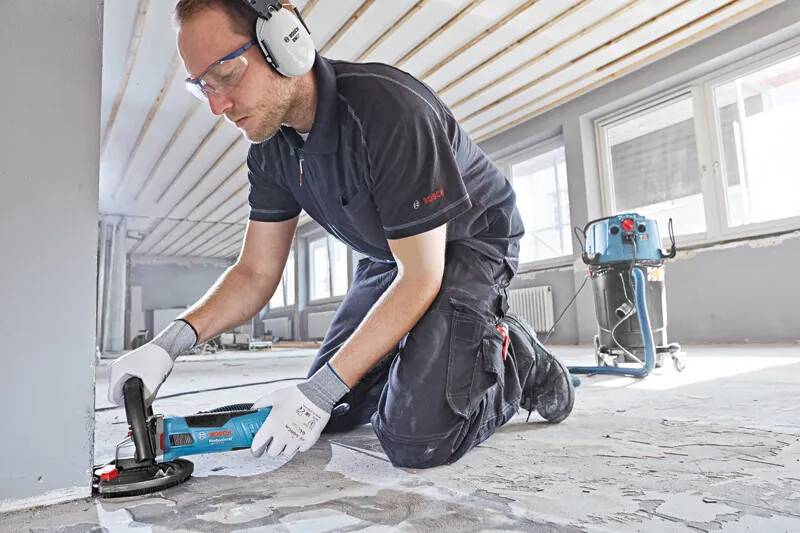 Bosch Professional - Ponceuse à béton BOSCH GBR 15 CAG - 1500W Ø125 mm - 0601776001 - Imagen 2