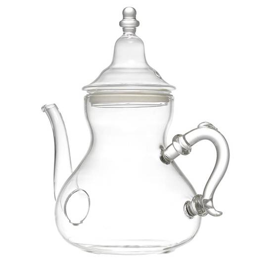 Théière en verre 80 cl avec bec verseur anti-goutte - - Image 3