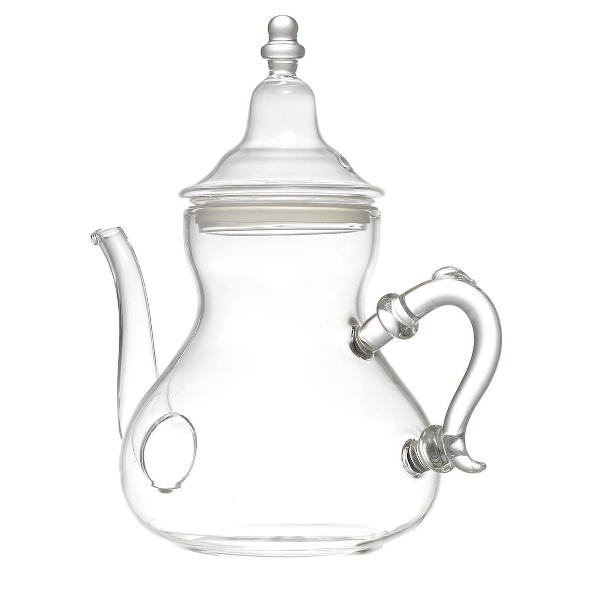 Théière en verre 80 cl avec bec verseur anti-goutte - - Image 3