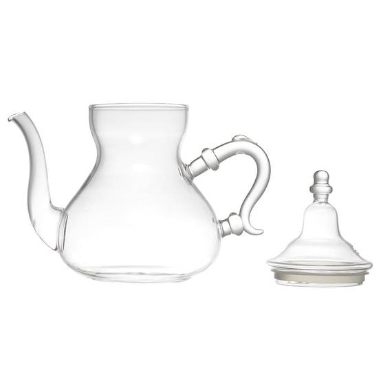 Théière en verre 80 cl avec bec verseur anti-goutte - - Image 4