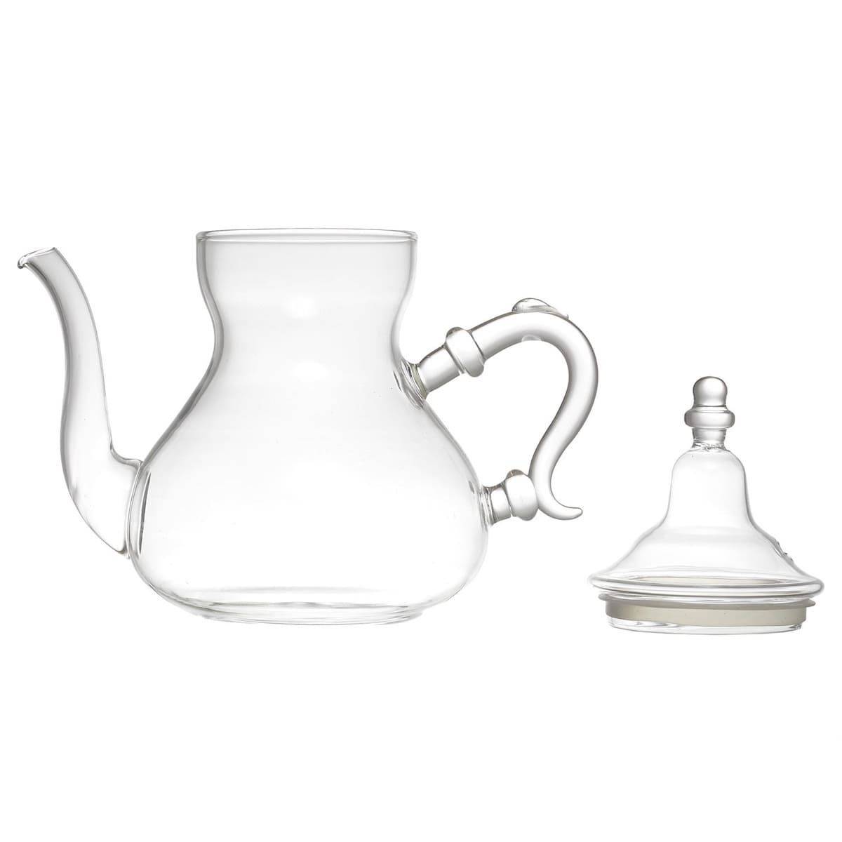 Théière en verre 80 cl avec bec verseur anti-goutte - - Image 4