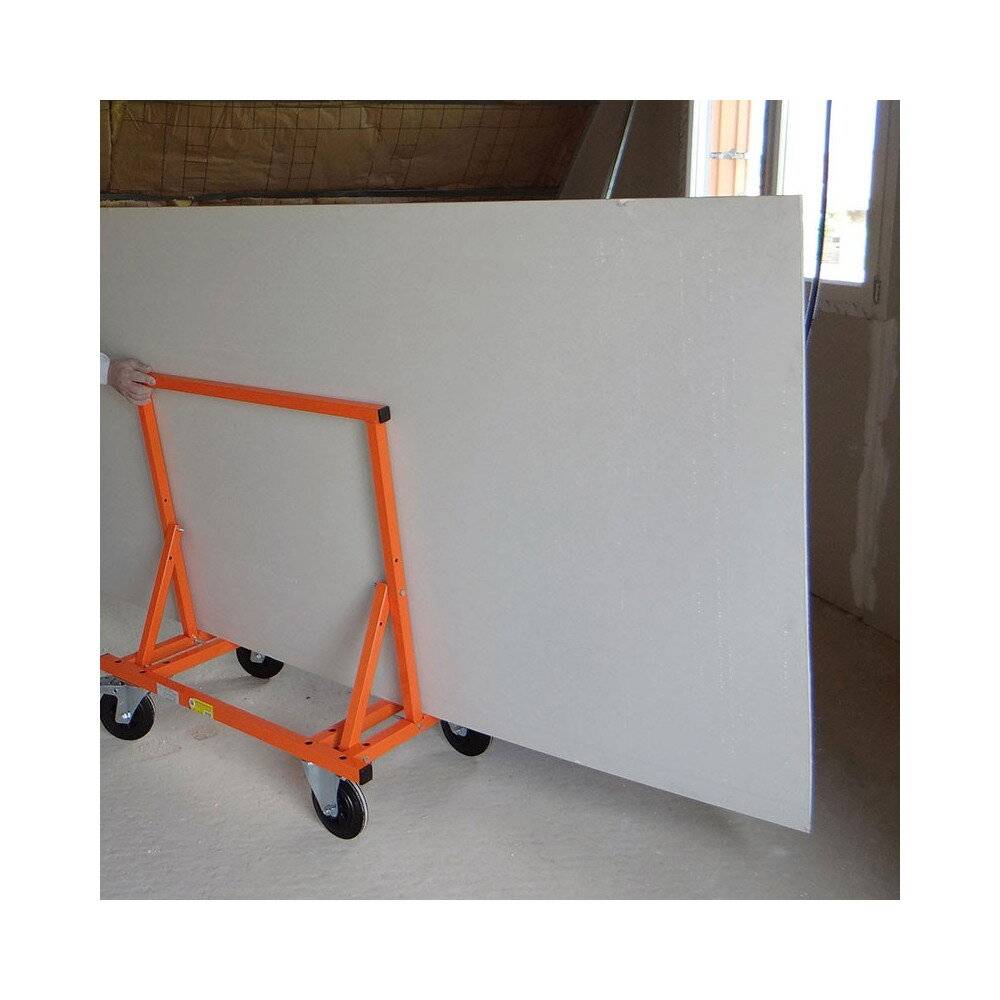 Chariot Porte Plaque Pliable 4 Roues Pour 450 Kgs - Image 2