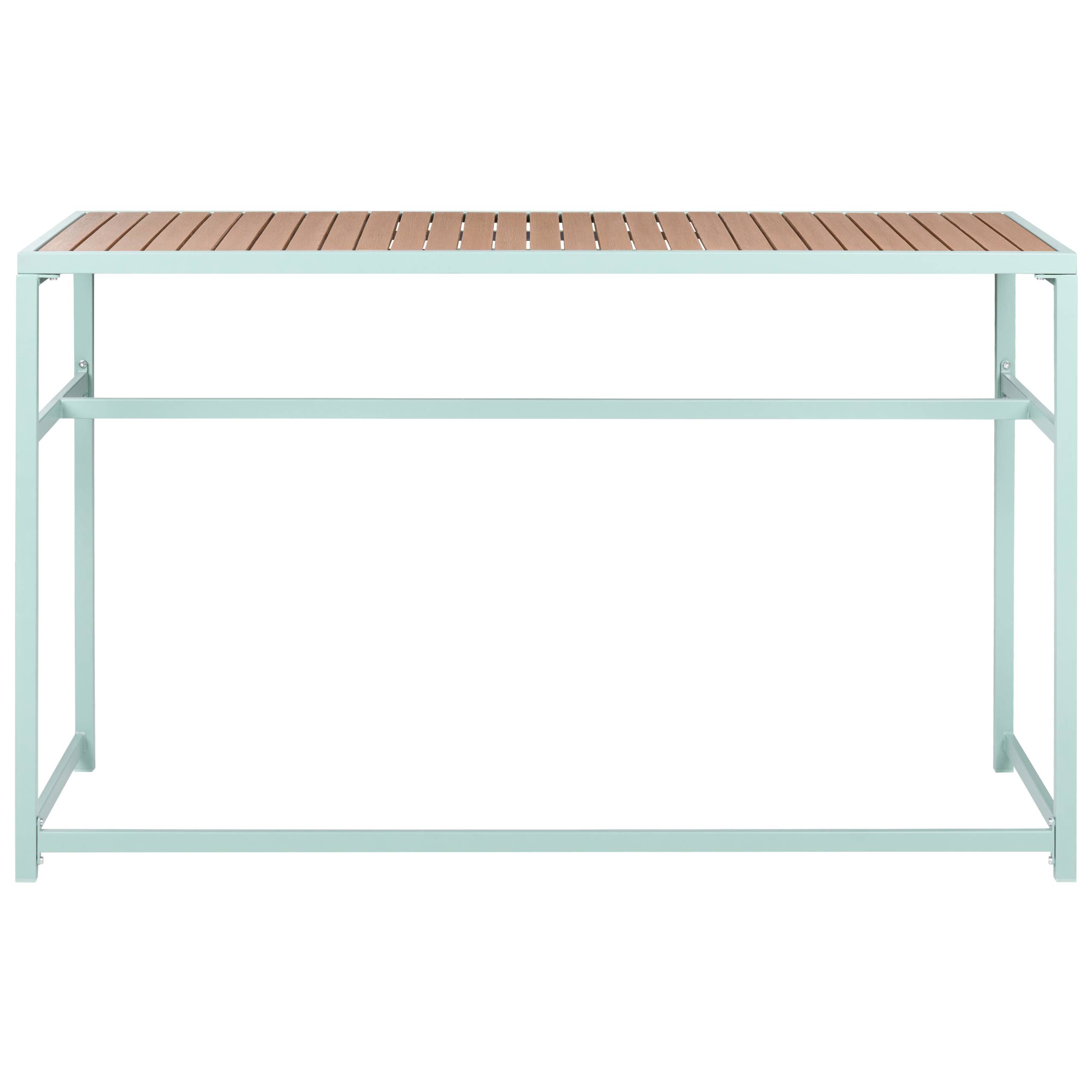 Beliani - Table de repas, 2 Personnes Acier Vert clair AVETRANA - 50x150x90- Beliani - Image 4