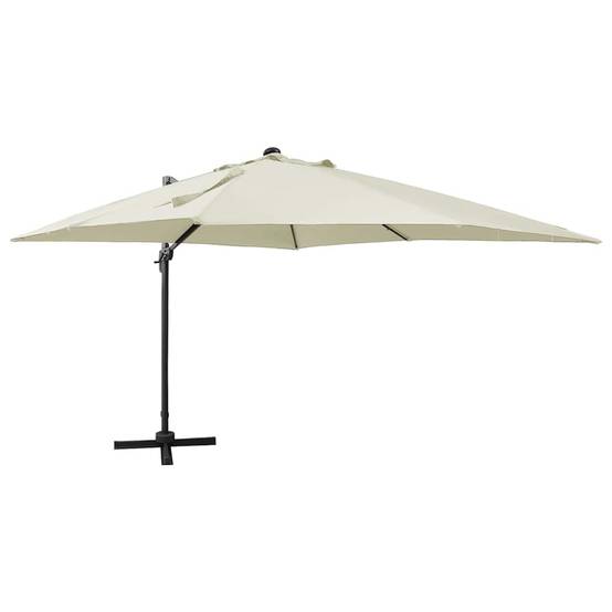 PANGIVO - Parasol déporté aluminium sable 300 x 300 x 258 cm, Poids:19.48kg - PANGIVO - Image 1