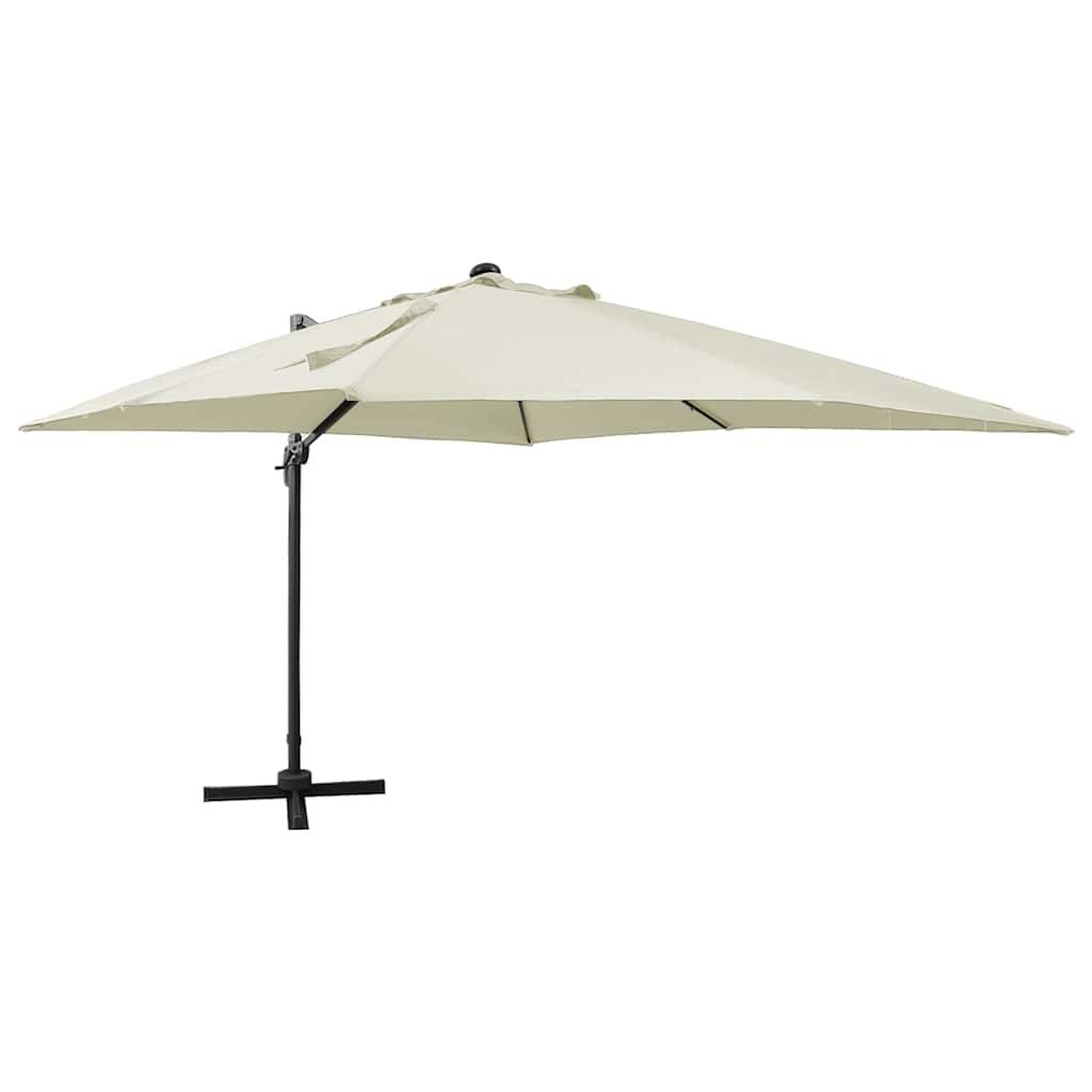 PANGIVO - Parasol déporté aluminium sable 300 x 300 x 258 cm, Poids:19.48kg - PANGIVO - Image 1