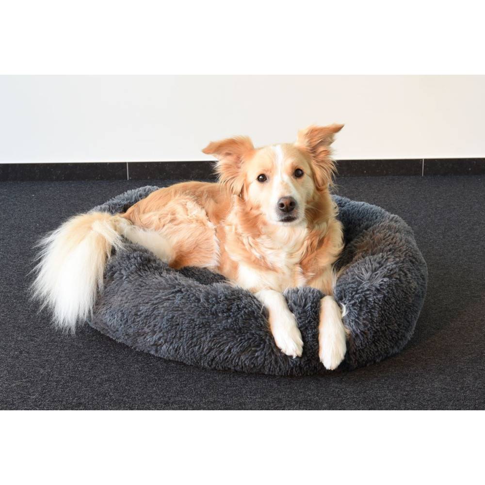 Coussin KREMS rond ø 70 cm gris anti stress pour chiens - Imagen 3