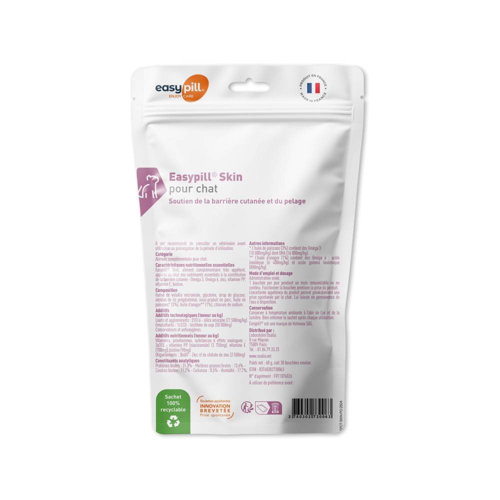 Easypill Chat Skin - Osalia 30 bouchées - Image 2