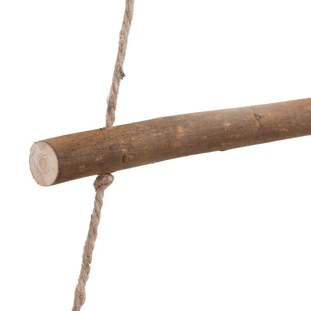 Très Grand Sapin Mural Suspendu en Bois Naturel Décoration Rustique 210 cm – ComfortXL Outdoor Living - Image 7