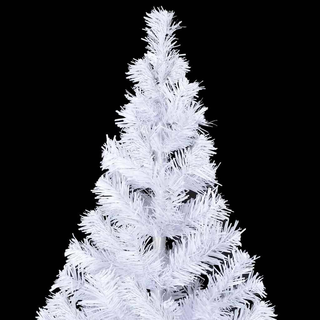 ComfortXL - Sapin de Noël artificiel blanc 150 cm pré-éclairé avec décorations – ComfortXL Outdoor Living - Image 5