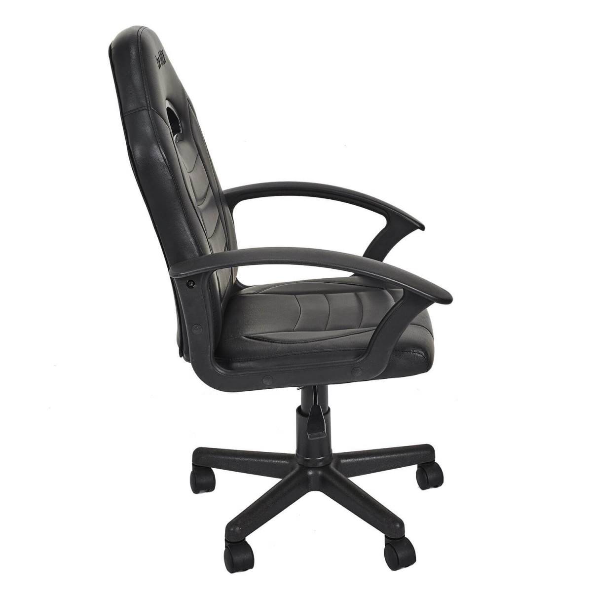 ALTOBUY - Fauteuil de Bureau sur Roulettes Simili Cuir Noir - SCORP - Image 4