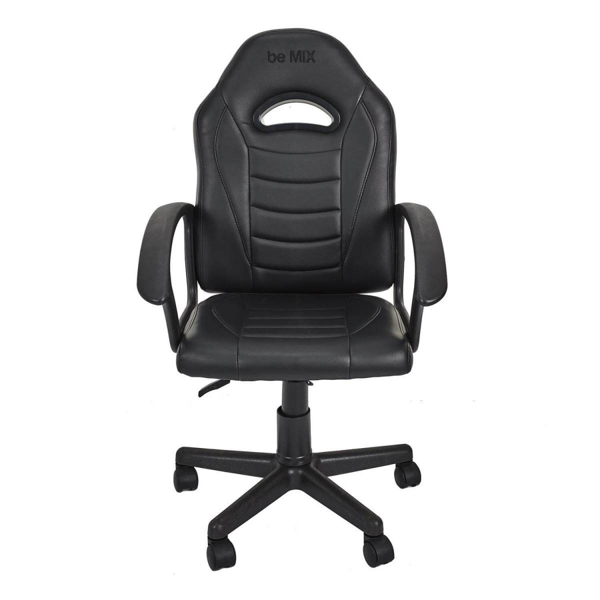 ALTOBUY - Fauteuil de Bureau sur Roulettes Simili Cuir Noir - SCORP