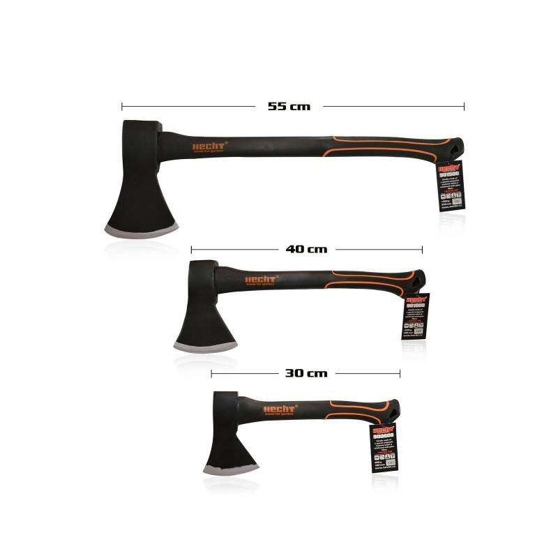 Hecht Set a 3 Haches merlin a fendre Hachette 30-40-55 cm longue Nr 7 - Image 1