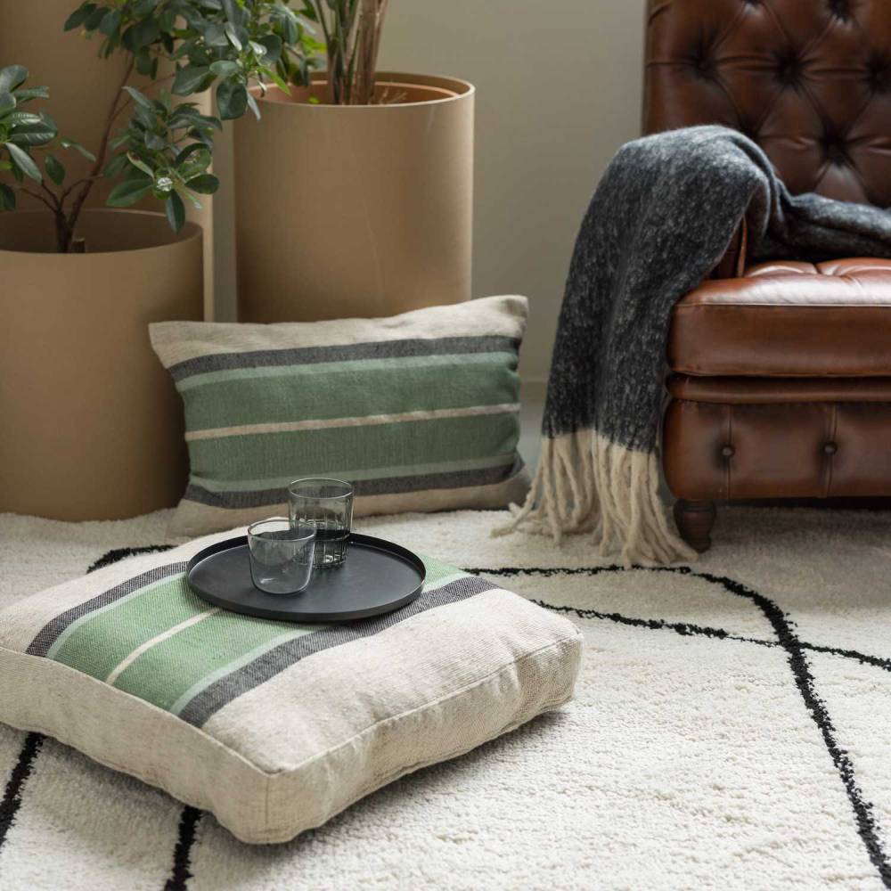 Vivaraise - Coussin en tissu Gatsby  40 x 65 cm Eucalyptus - Image 2