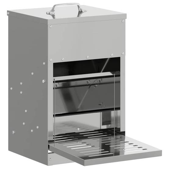 ComfortXL - Distributeur Automatique Pédale Galva Poule 4kg Argent - ComfortXL Outdoor Living - Image 2