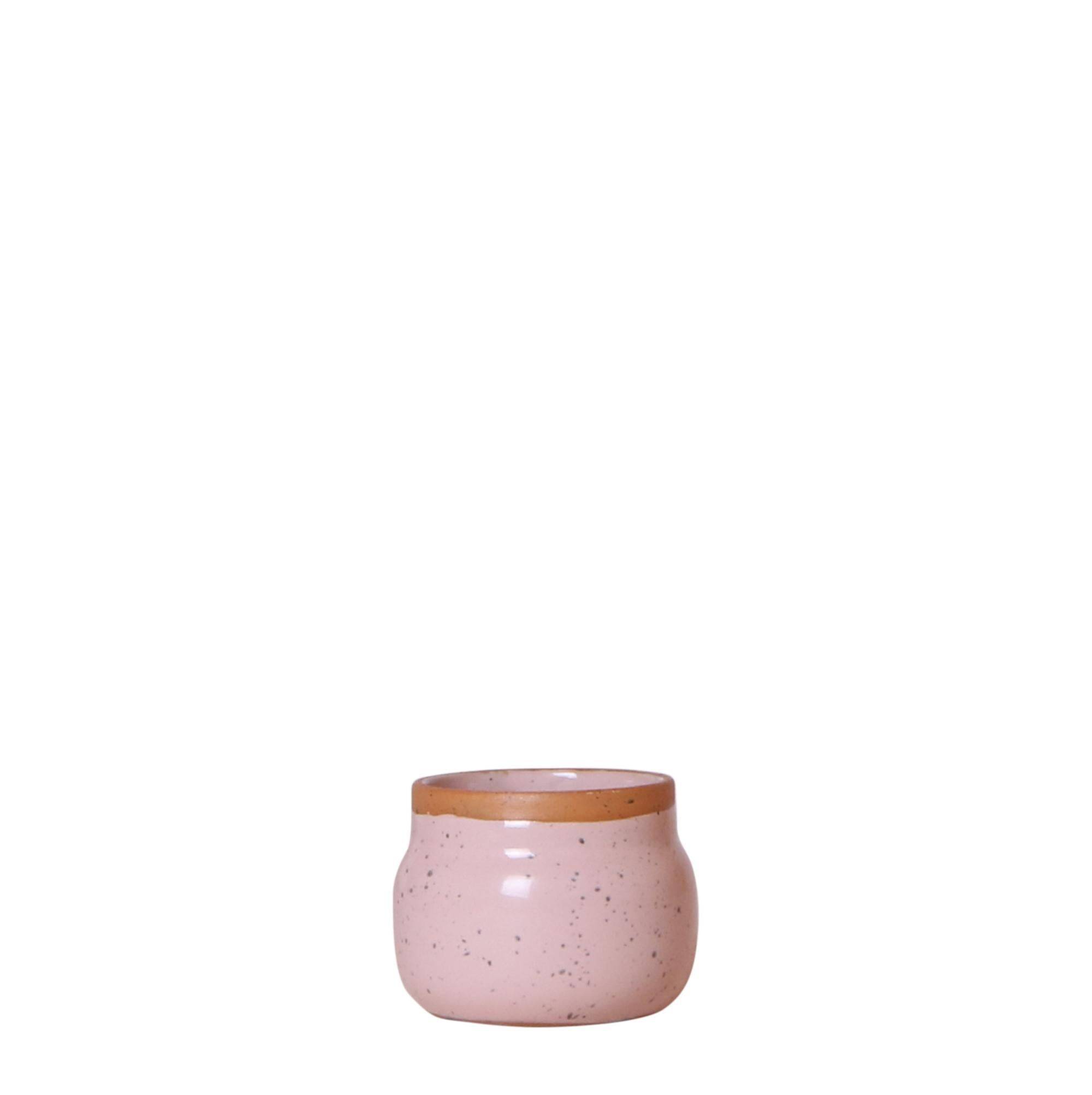 Pot Décoratif Vintage en Céramique Rose- La Green Touch - Imagen 1
