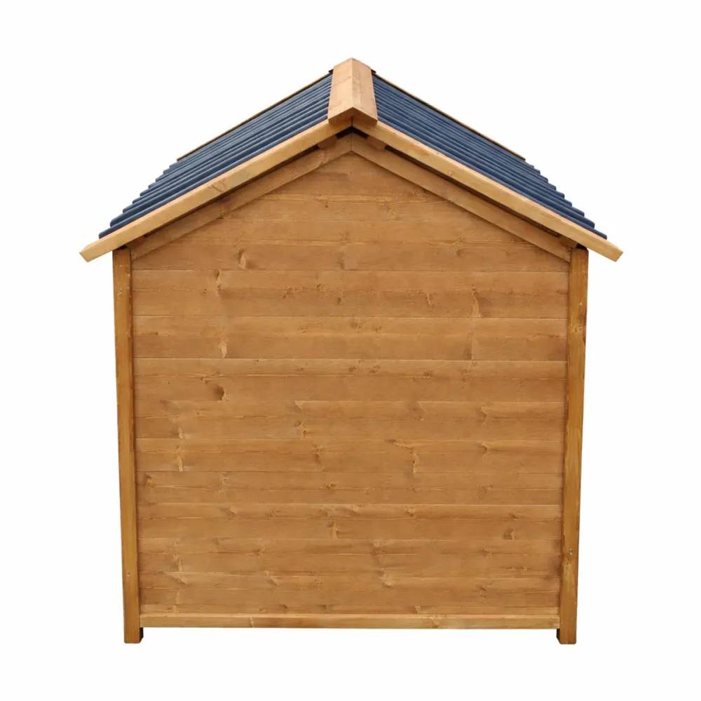 Niche en bois chalet pour chien - Taille XL - Toit PVC - Image 10