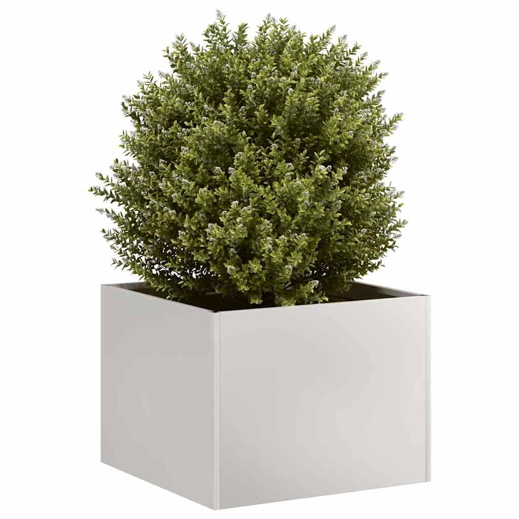 Jardinière acier inoxydable 40 x 40 x 30 cm - PANGIVO - Image 1