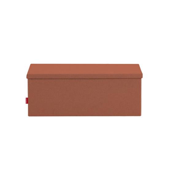 Table coffre Terracotta - Ouverture sur le dessus - Intérieur et extérieur - Couleur Terracotta - Image 2