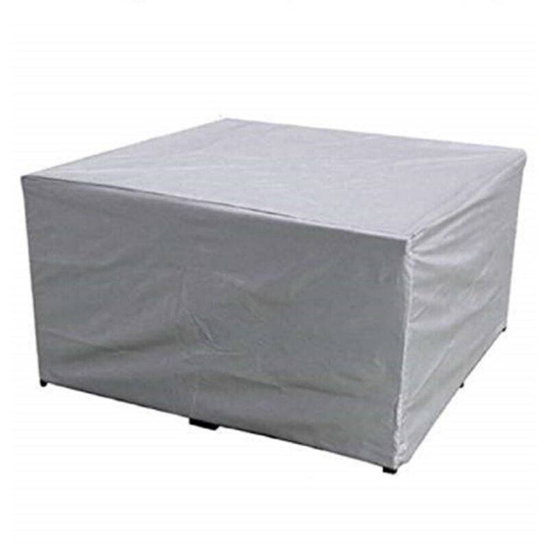 IntiMeg - Housse Salon De Jardin Carre 210d,100x100x85cm Housse De Meuble De Jardin Impermeable Housse Pour Table De Patio Rectangulaire Résistant IntiMeg - Image 4