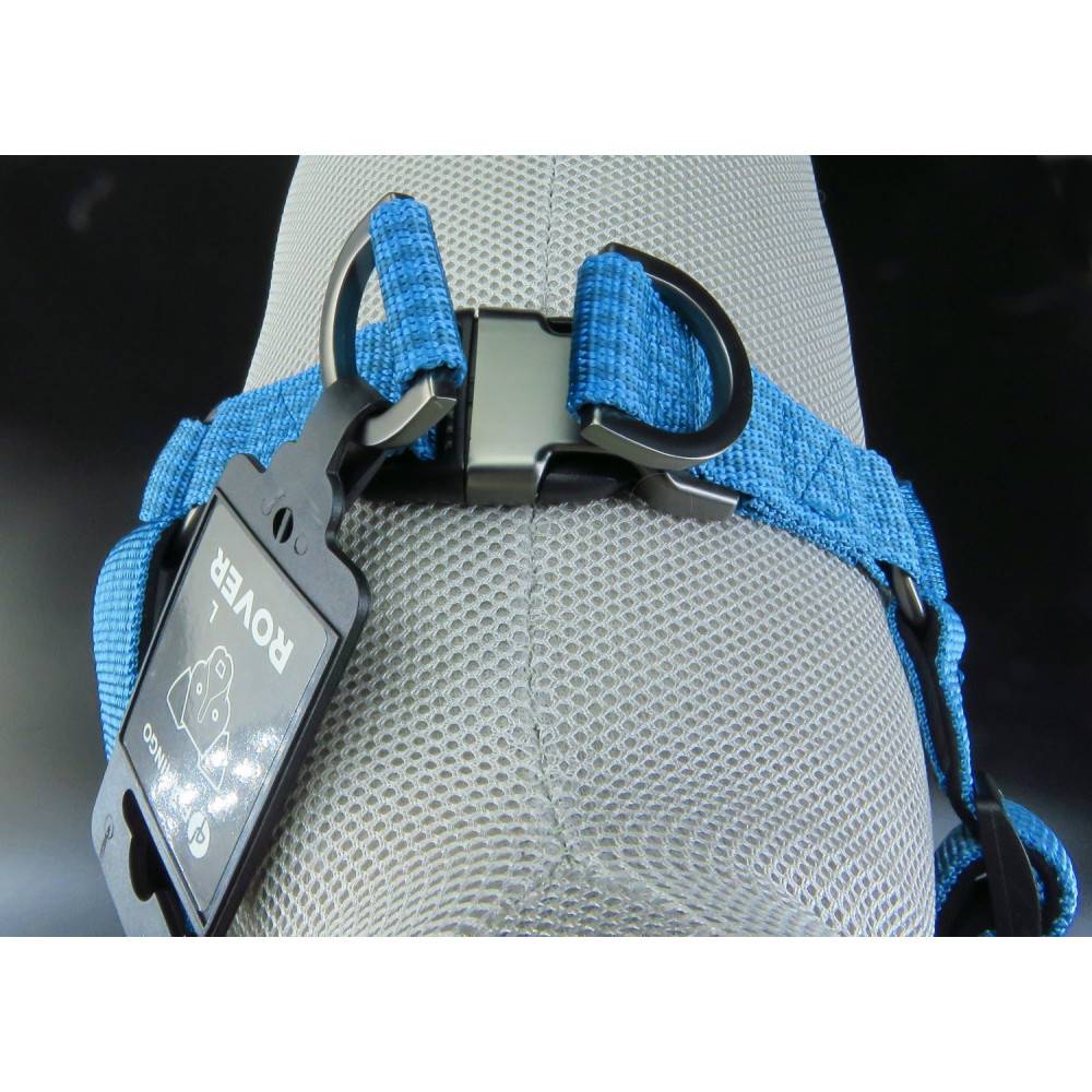 Harnais Jannu S 25-45 cm 15 mm  bleu pour chien - Imagen 9