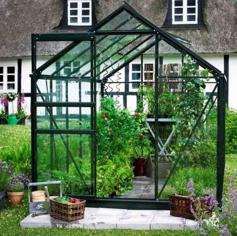 Halls - Serre en verre horticole 6,2 m² - Popular 106, aluminium - Halls - Image 3