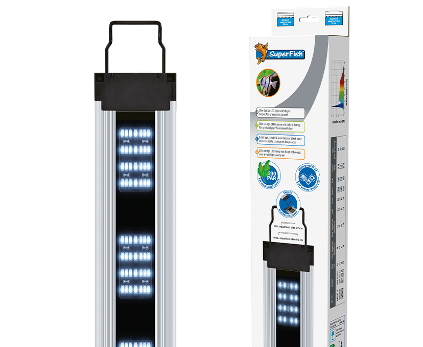 Superfish - Éclairage LED Slim pour aquarium 55 cm 34 W - SUPERFISH