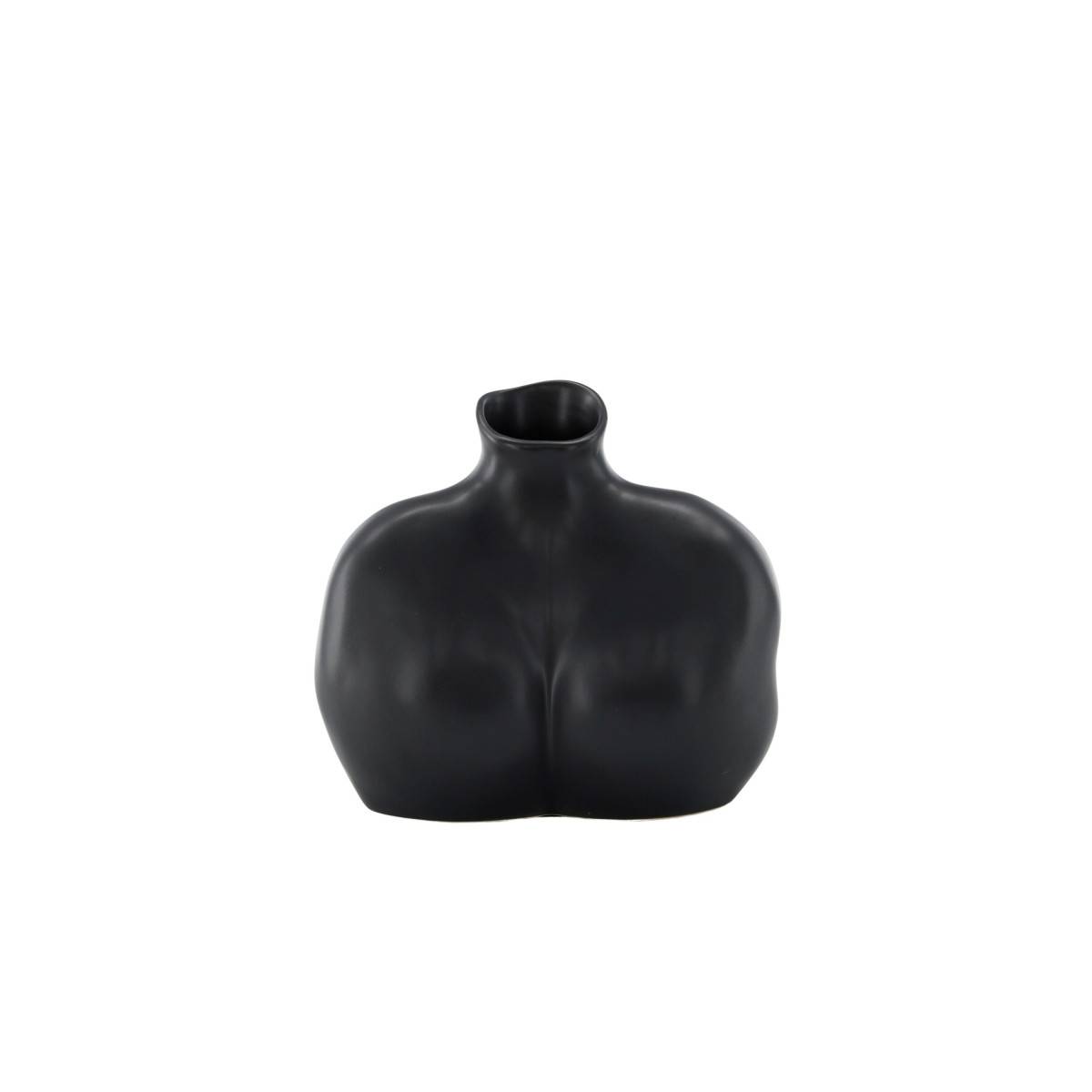 Venture Home - Vase en grès Harvey Noir - Imagen 5