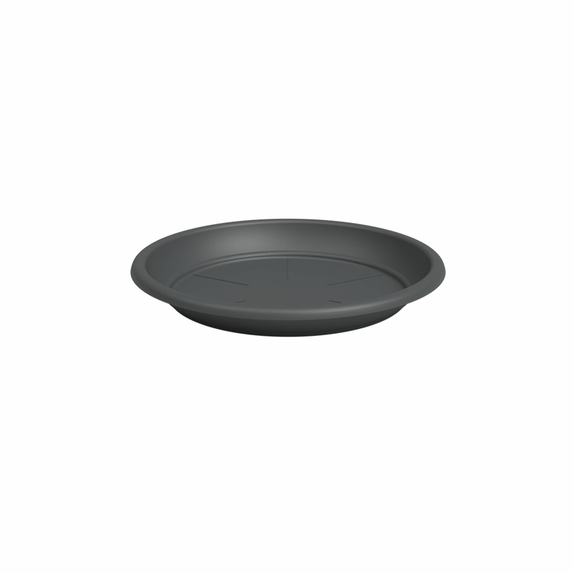 Artevasi - Soucoupe ronde plastique anthracite Ø 26 cm - ARTEVASI