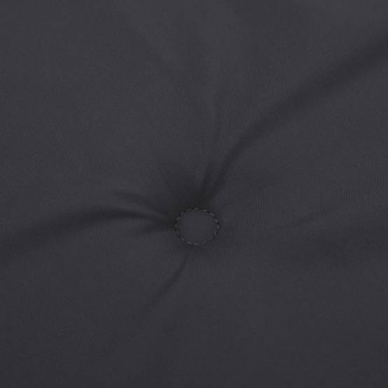 Coussins de chaise à dossier haut polyester noir 120 x 50 x 3 cm (lot de 6) - PANGIVO - Image 8