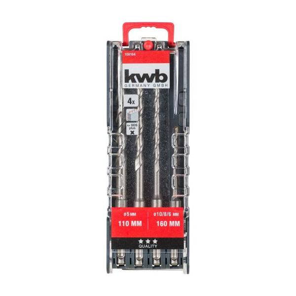 Kwb By Einhell - 4 mèches marteau SDS 110/160mm - KWB by Einhell - Image 2