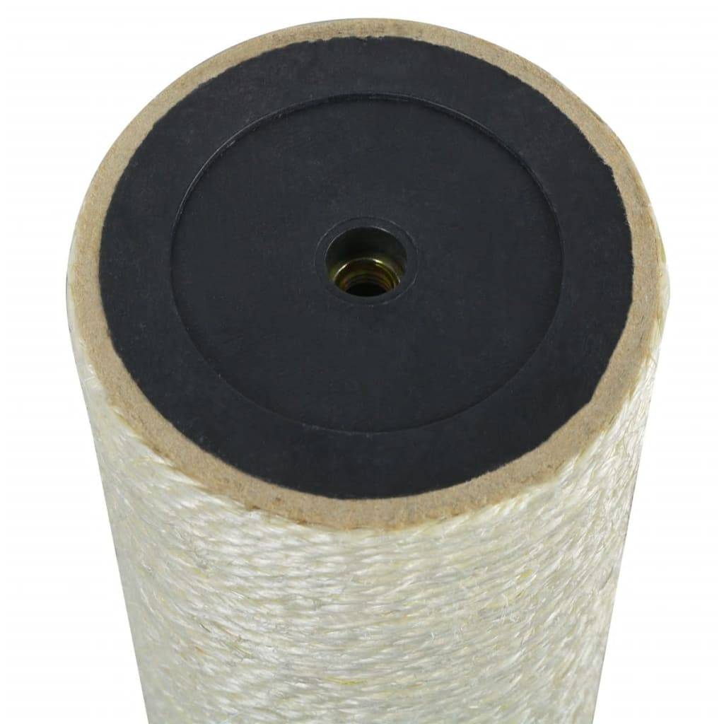 Grattoir pour chats sisal beige 8 x 8 x 15 cm - PANGIVO - Image 2