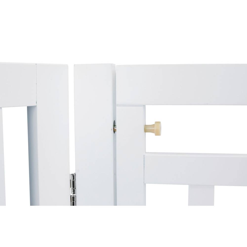 Trixie - Barrière  avec porte 60–160 × H 81 cm pour chiens - Imagen 4