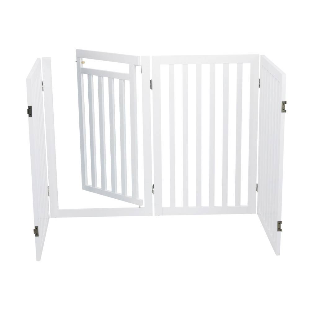 Trixie - Barrière  avec porte 60–160 × H 81 cm pour chiens - Imagen 8