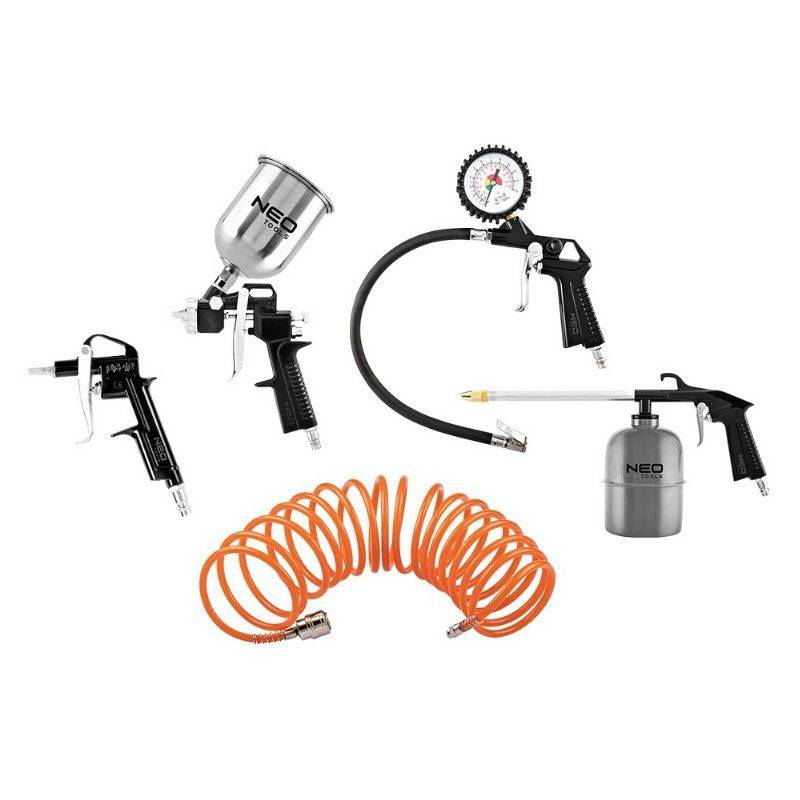 Neo Tools - Kit d'accessoires pneumatique 5 pièces NEO TOOLS 14-699 Neo tools - Imagen 1