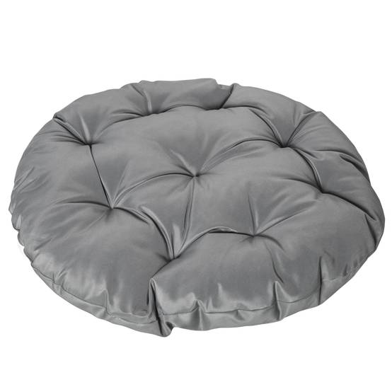 Fauteuil papasan résine tressée gris 87 x 97 x 86 cm - PANGIVO - Image 10