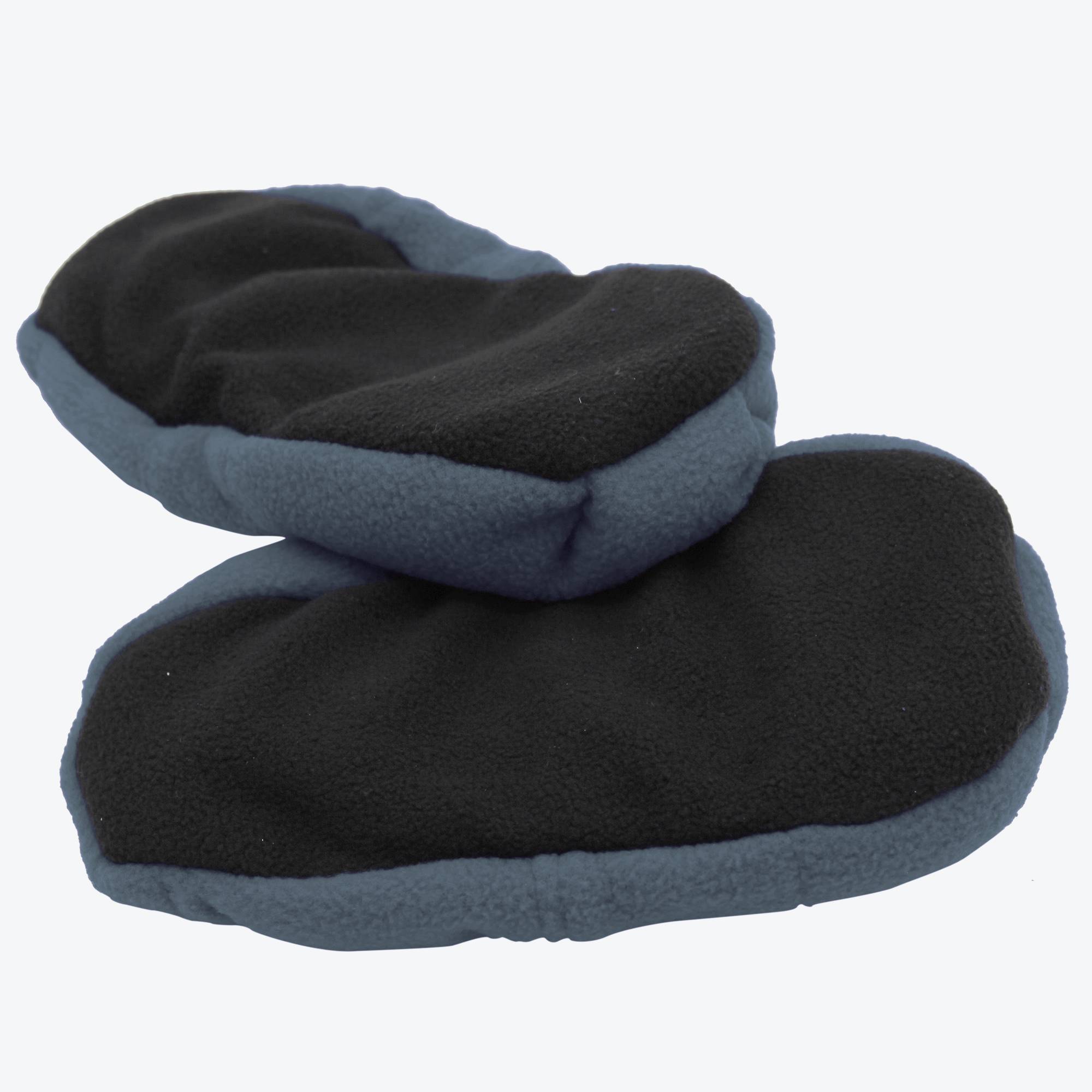 Fishtec - Chaussons chauffants Graines de lin Micro-ondes Chaud Froid polaire doux taille 41 45 Pochette incluse Confort Détente - Image 7